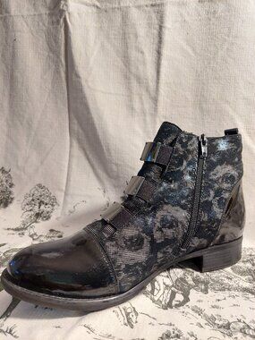 Remonte Women's Size 40 US8.5 Mid-Height ankle boots Black Combination